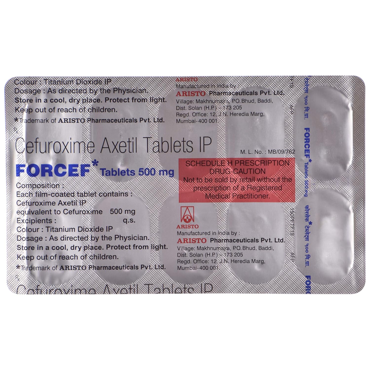 Forcef 500mg Tablet 10s