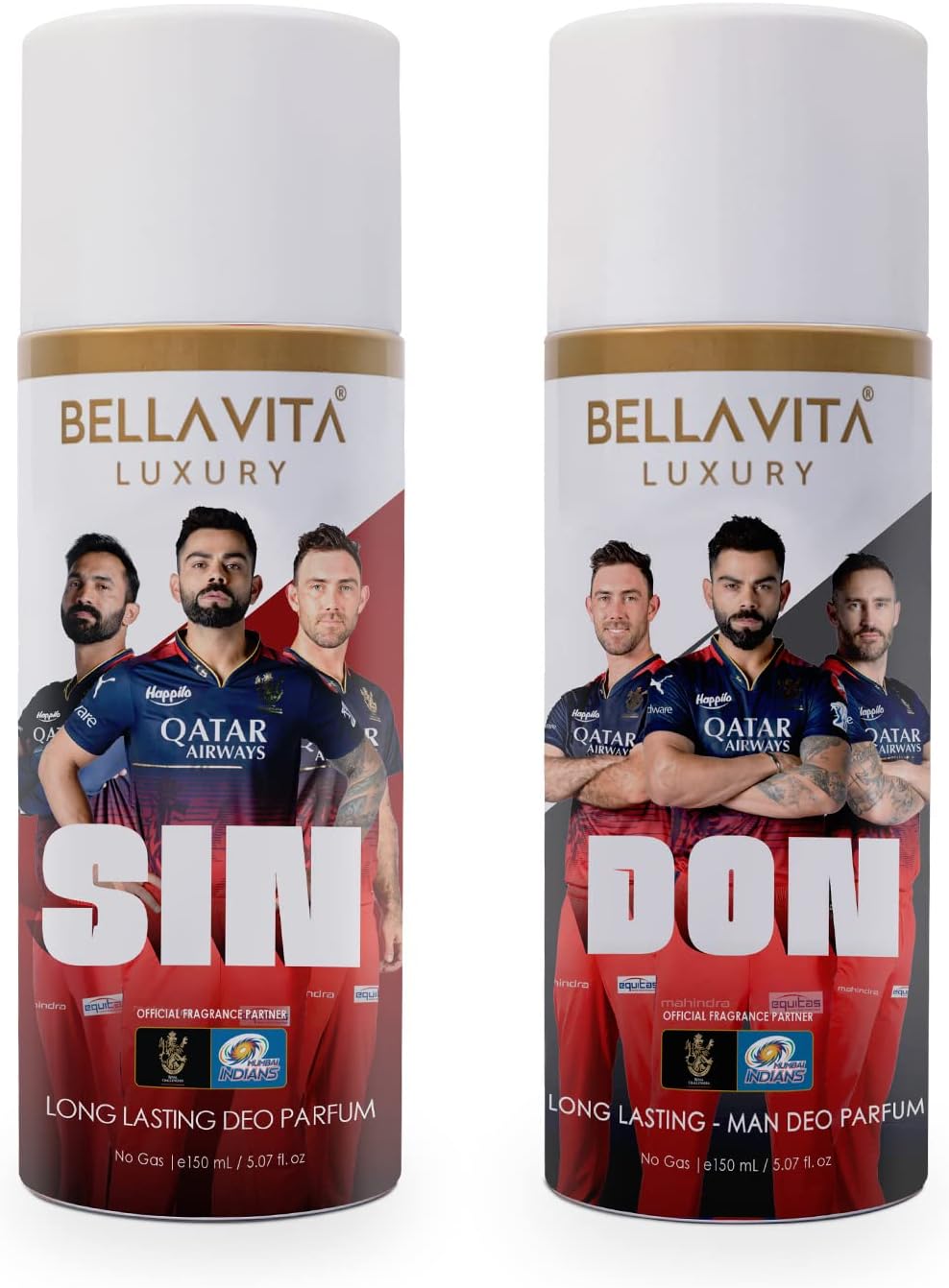 Bella Vita Don & Sin Perfume Combo - 150 Ml