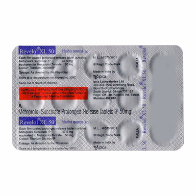 Revolol XL Tab 50Mg 15S
