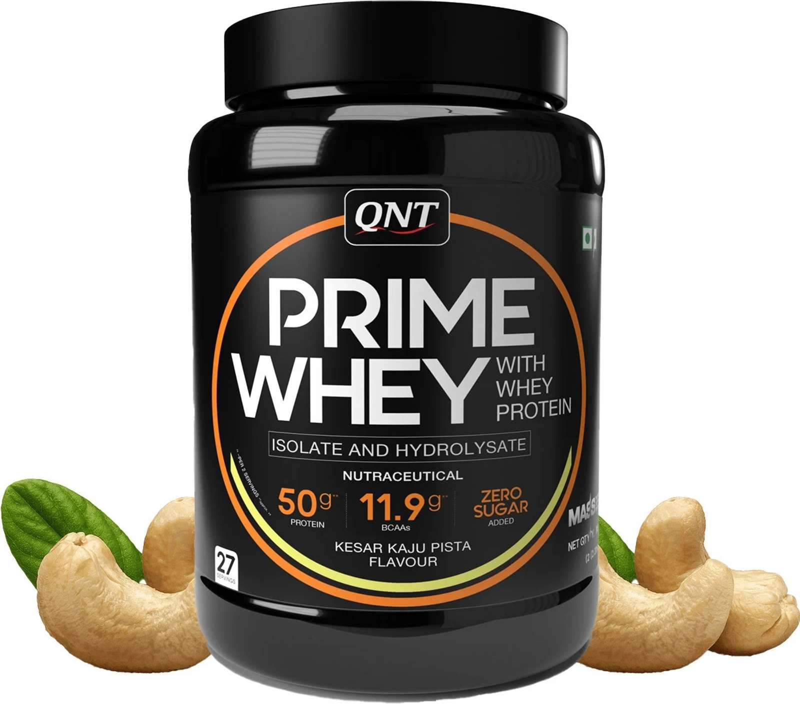Qnt Prime Kaju Kesar Pista Whey Protein 1 Kg