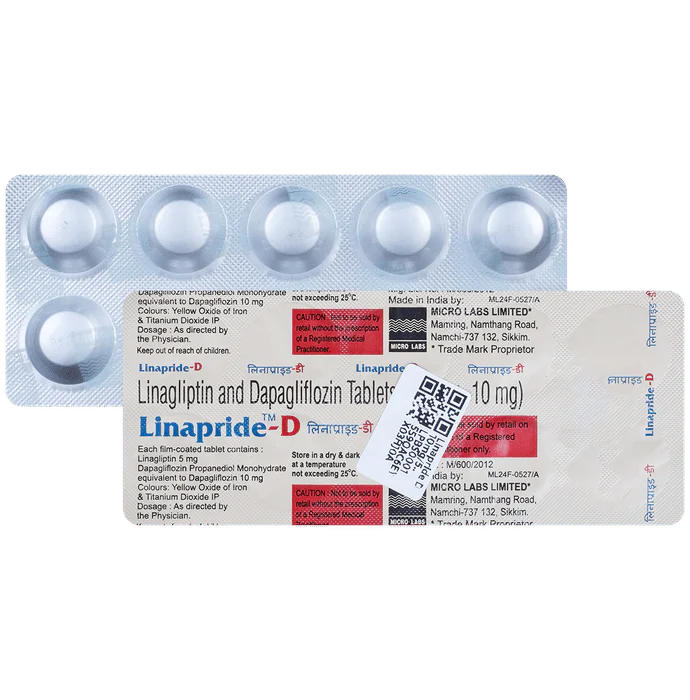 Linapride D 10mg/5mg Tablet 10s