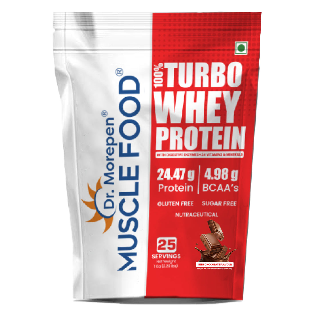 Dr. Morepen Turbo Whey Irish Chocolate 1kg