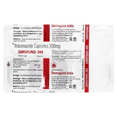 XEROFUNG CAP 200MG 10S