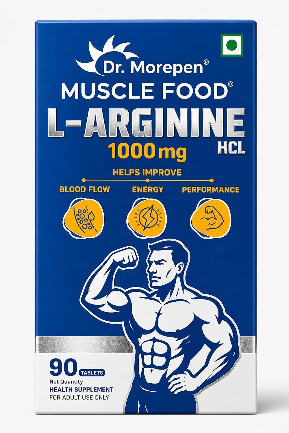 Dr. Morepen Muscle Food L-Arginine Tablet 1000mg 90 Tablets