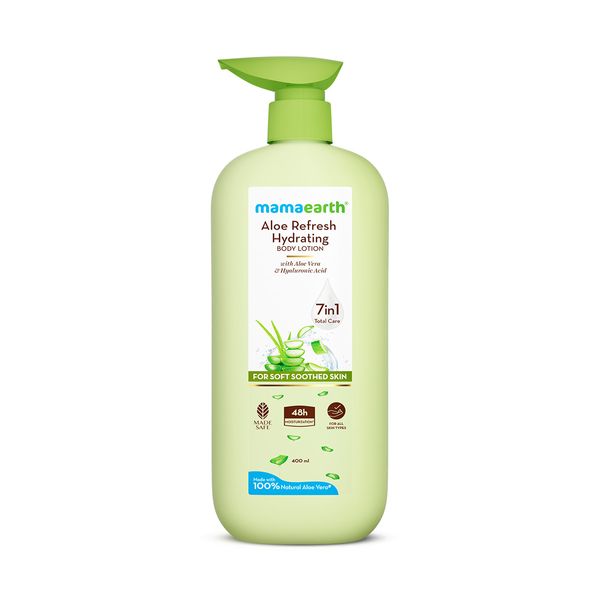 Mamaearth Aloe Hydrating Body Lotion 400ml