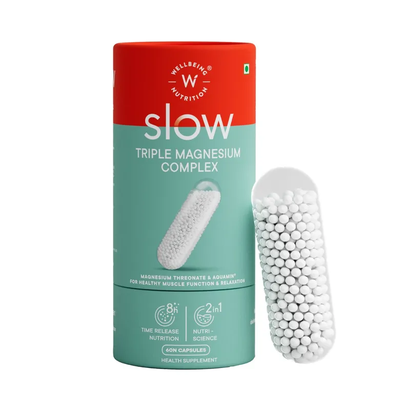 Wellbeing Nutrition Slow Triple Magnesium Complex Capsule 1000mg 60s