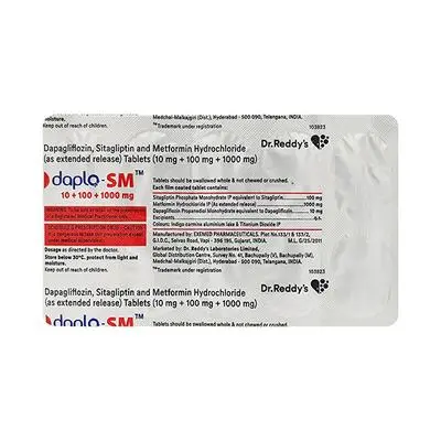 Daplo-SM Tablet 10mg/100mg/1000mg 10S