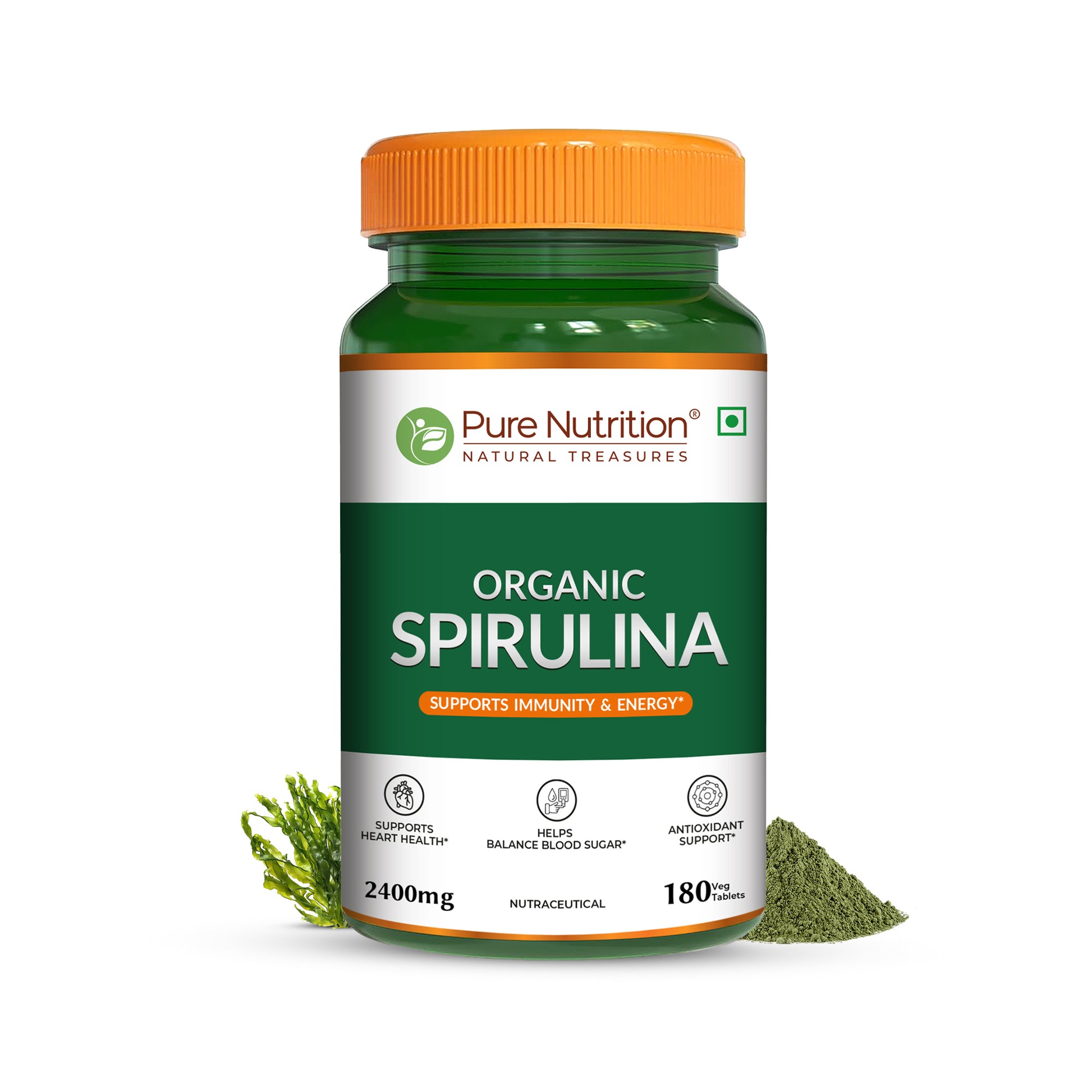Pure Nutrition Organic Spirullina Complex Tab 120s