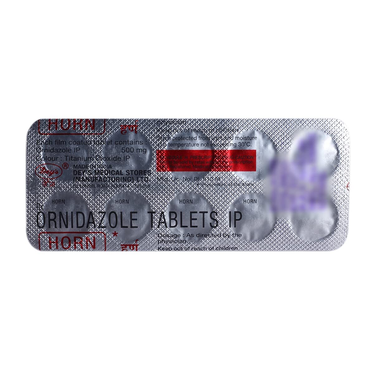 Horn Tablet 500mg 10s