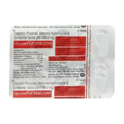 Glycomet-GP Star 2 Tablet 10s