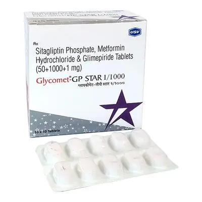 Glycomet-GP Star 1 Tablet 10s