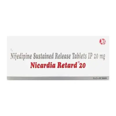 Nicardia Retard Tab 20Mg 30S