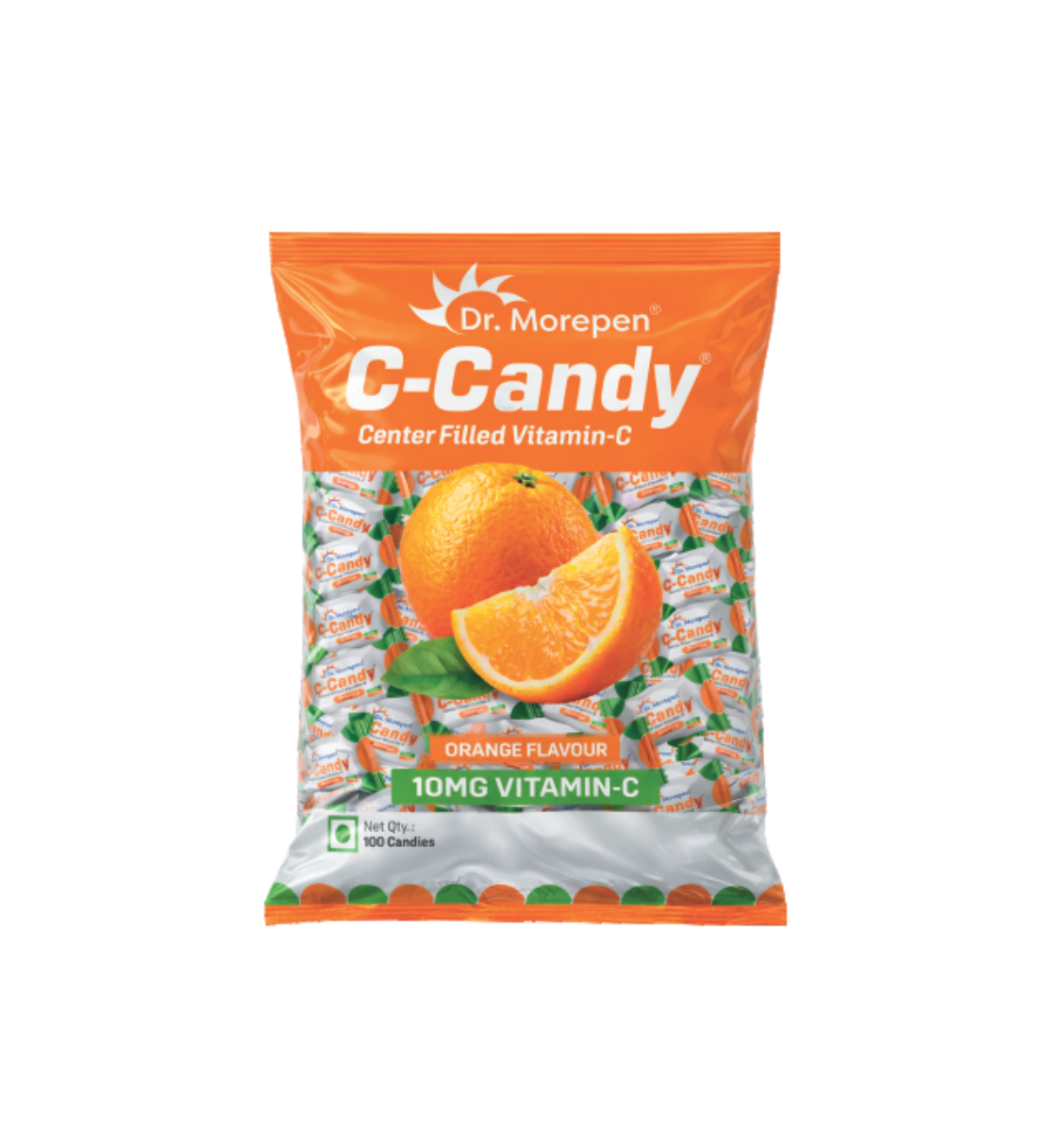 Dr Morepen C Candy Orange Pouch 100S