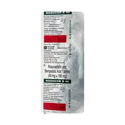 Rozucor B Tablet 40 Mg 10S