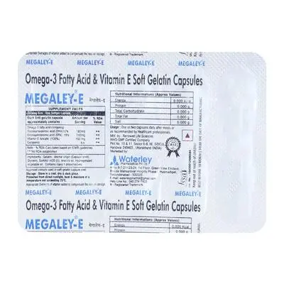Megaley-E Soft Gelatin Capsule 10s
