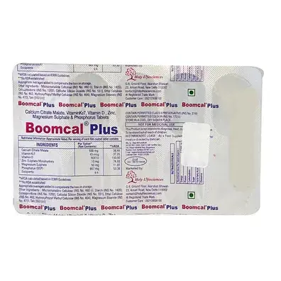 Boomcal Plus Tablet 10s