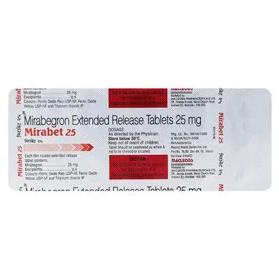 Mirabet Tablet 25 mg 10s