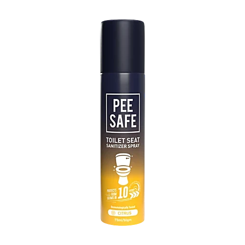 Pee Safe Toilet Seat Sanitizer spray Citrus 75ml 1s