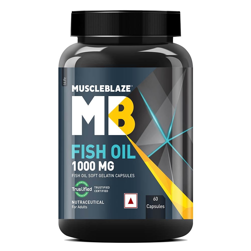 Muscle blaze Omega 3 Fish oil Fish oil 60s