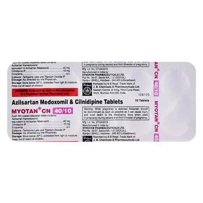 Myotan CN Tab 40/10mg 10s