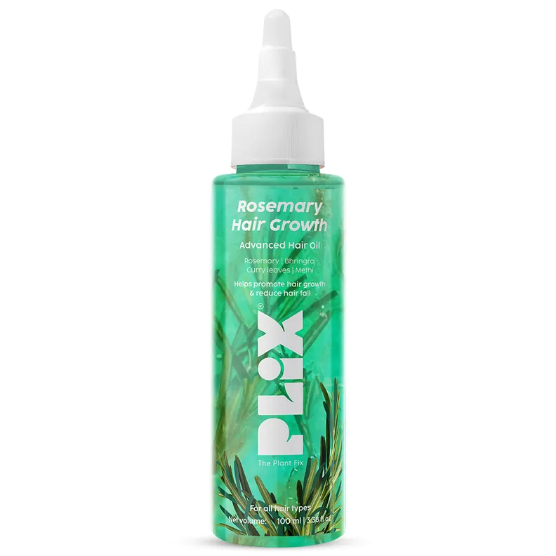 Plix Rosemary Advanced Hair Growth Oil, 100 ml | With Bhringraj