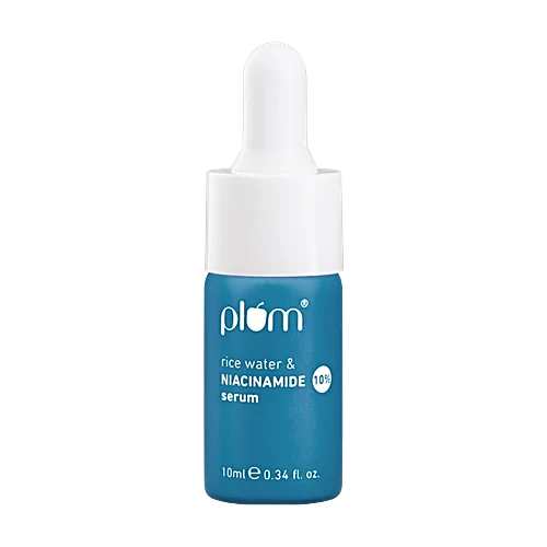 Plum 10% Niacinamide & Rice Water Face Serum, 10 ml