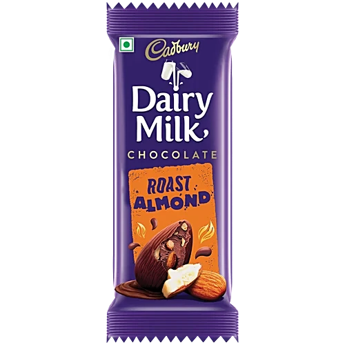 Cadbury Dairy Milk Chocolate Bar Roast Almond 36gm 36gm