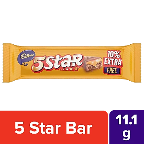 Cadbury 5 Star Chocolate Bar 10.1gm 10.1gm