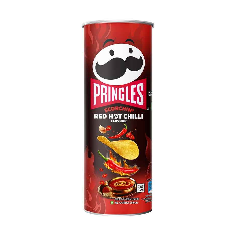 Pringles Scorchin Red Hot Chilli | Spicy & Crispy