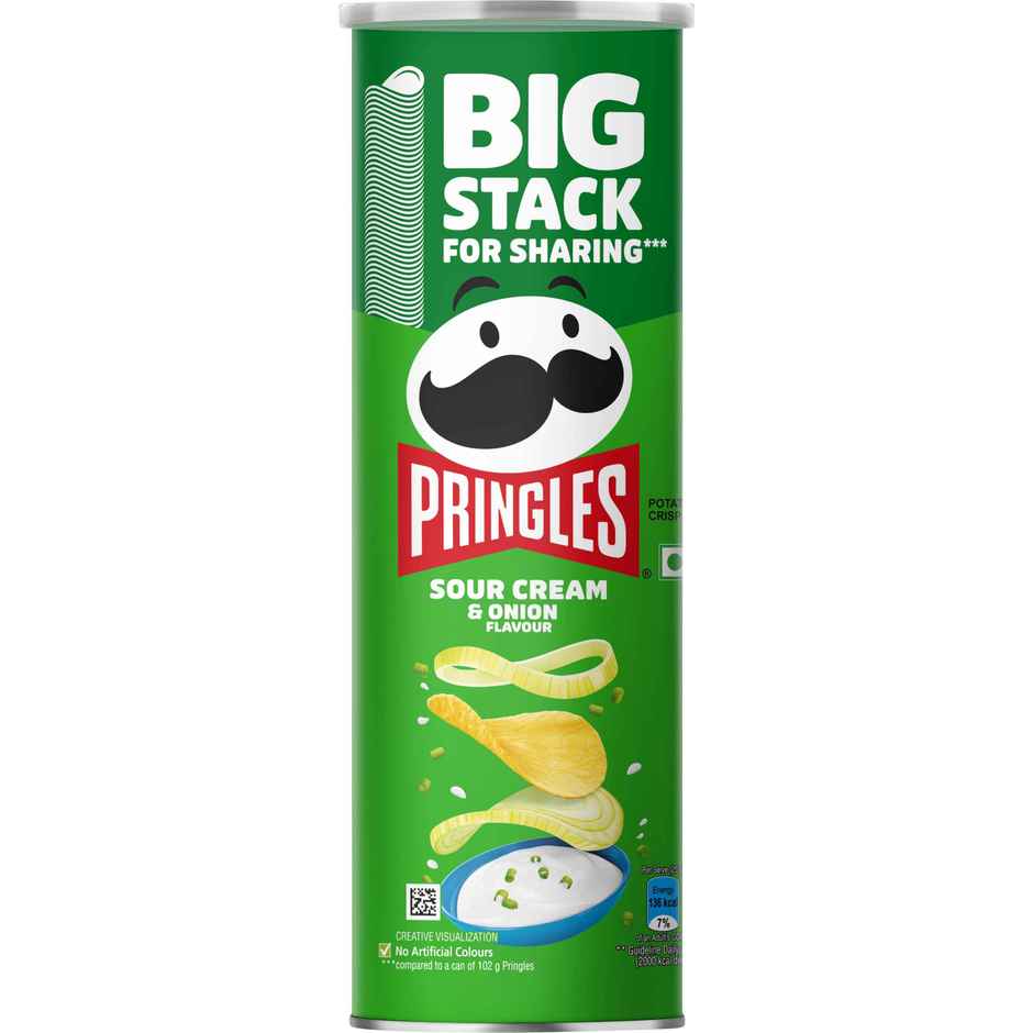 Pringles Sour And Cream Onion 141G