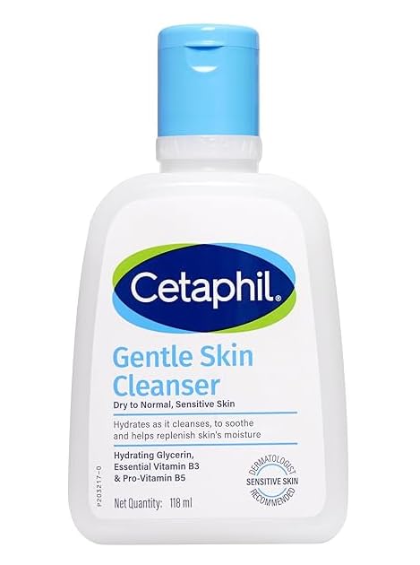 Cetaphil Gentle Skin Cleanser Dry TO Normal Sensitve Skin 118 ml