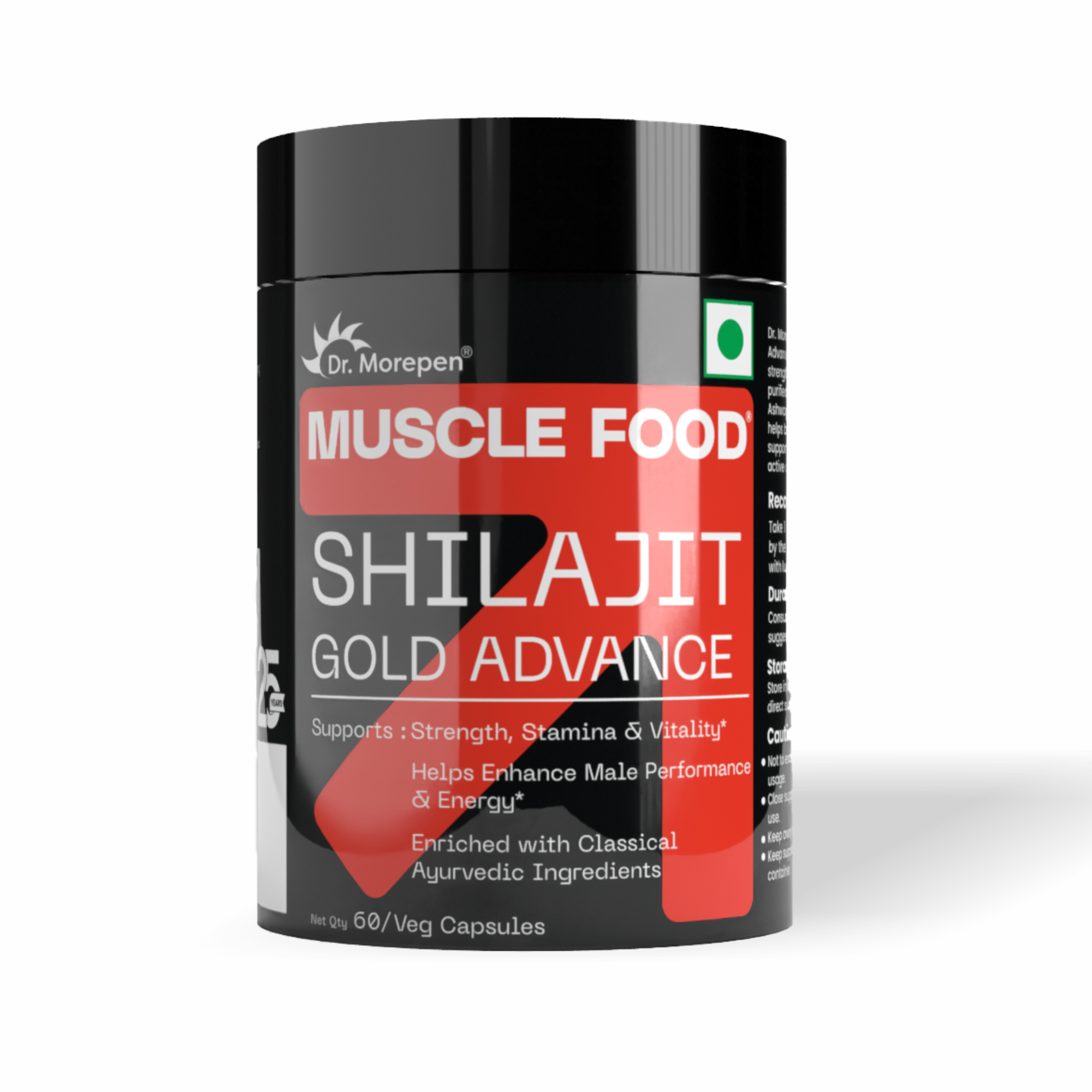 Dr. Morepen Muscle Food Shilajit Gold Advance Capsules