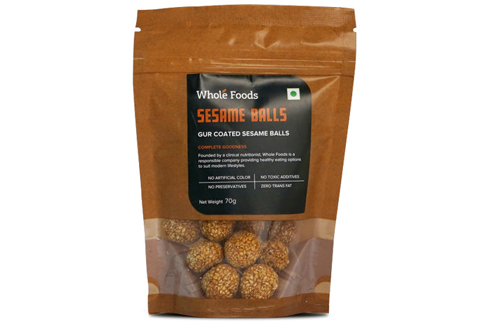 Whole Foods Gur Coated Sesame Balls