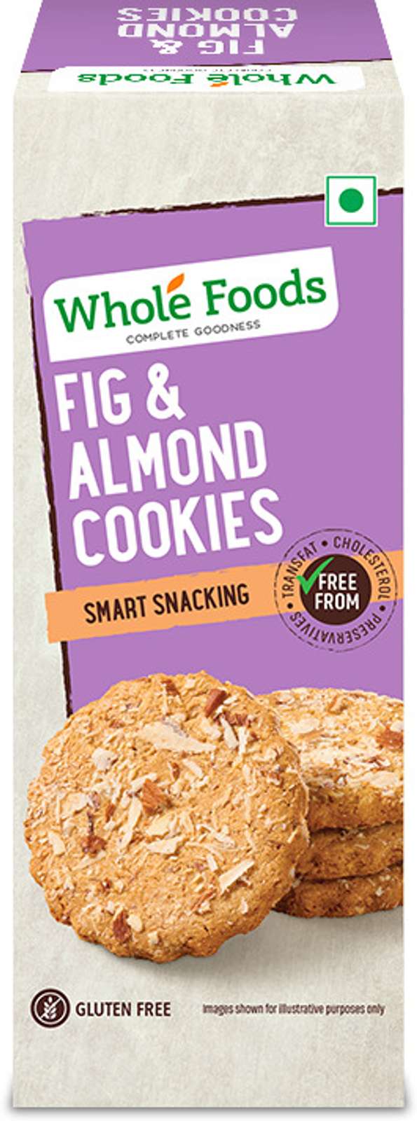 Whole Food Fig & Alomond Cookies