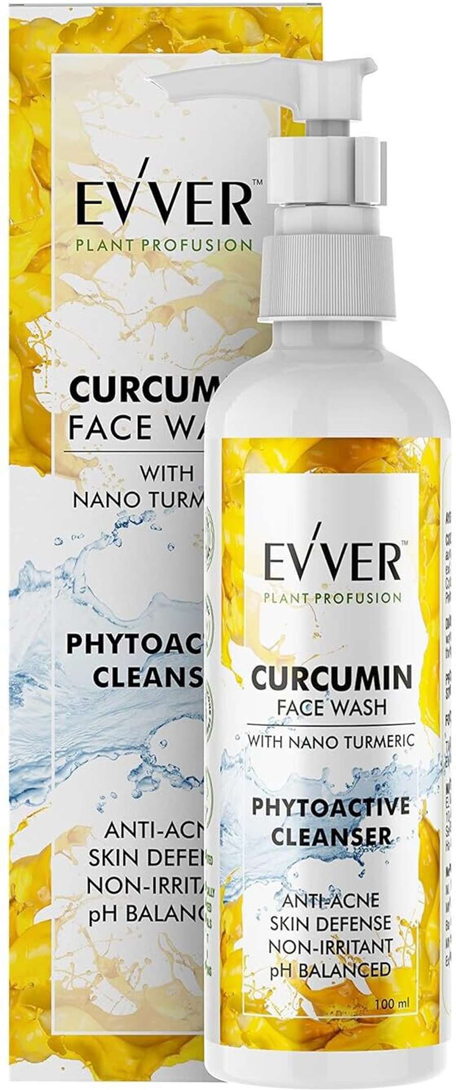 Evver curcumin face wash 100ml