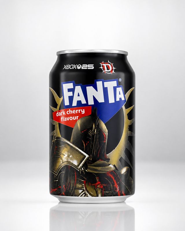 Fanta Dark cherry drink 330ml