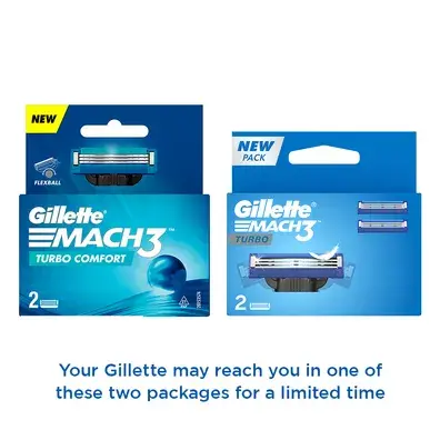 Gillete Cartridges Mach 3 Turbo 2s