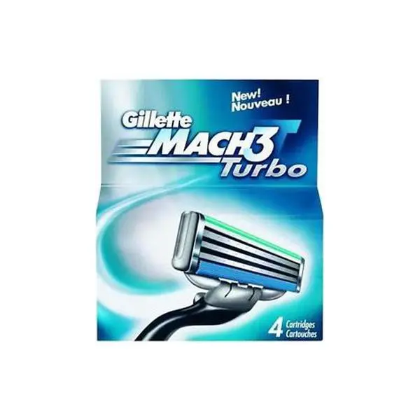 Gillete Cartridges Mach 3 Turbo 4s
