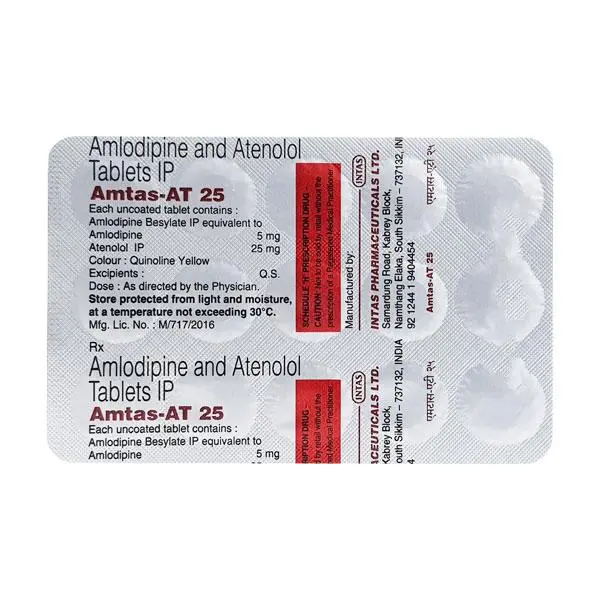 Amtas AT 25mg Tablet 15s
