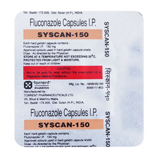 Syscan 150mg Capsule 1s