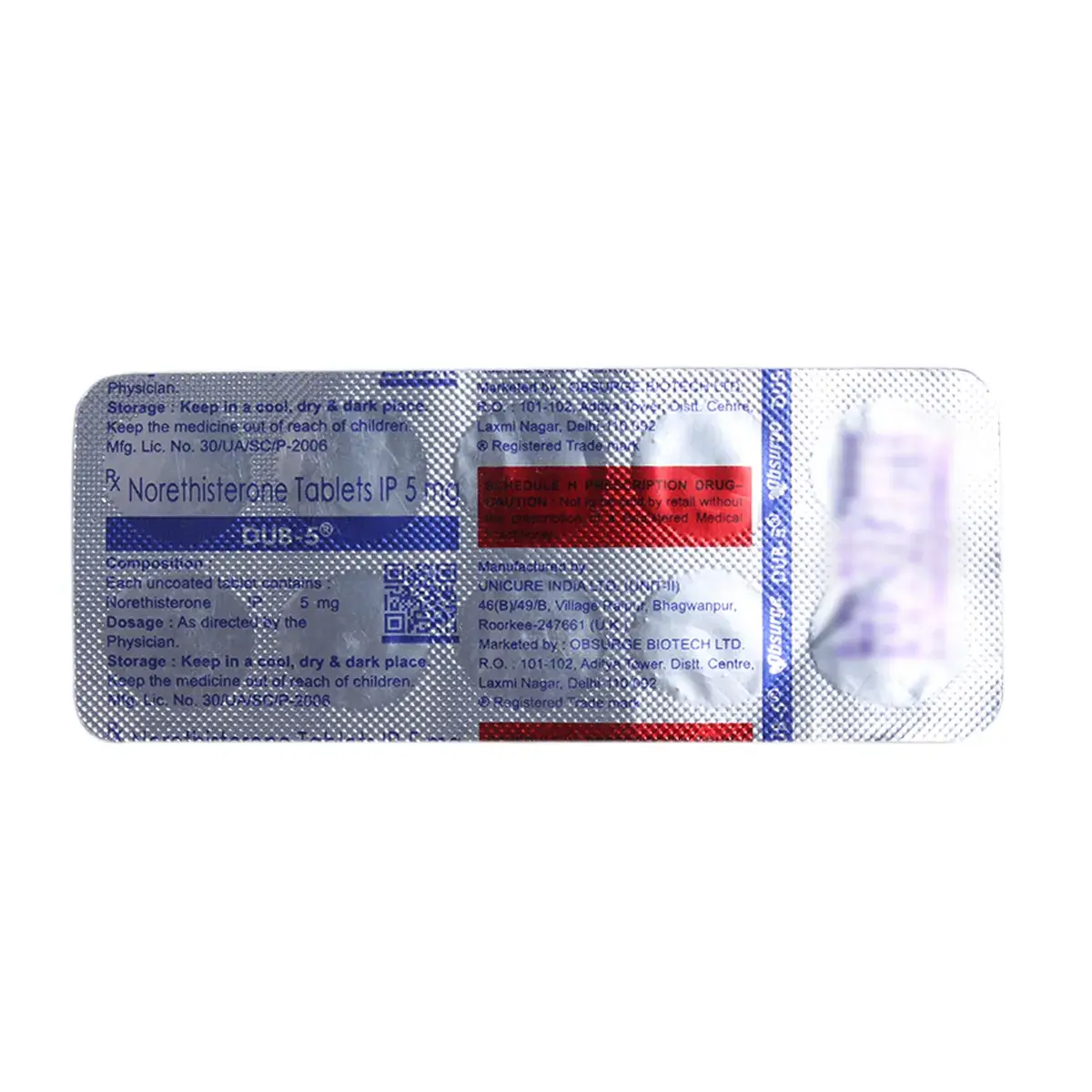 Dub Tablet 5mg 10s