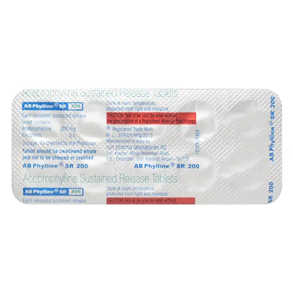 AB Phylline SR 200mg Tablet