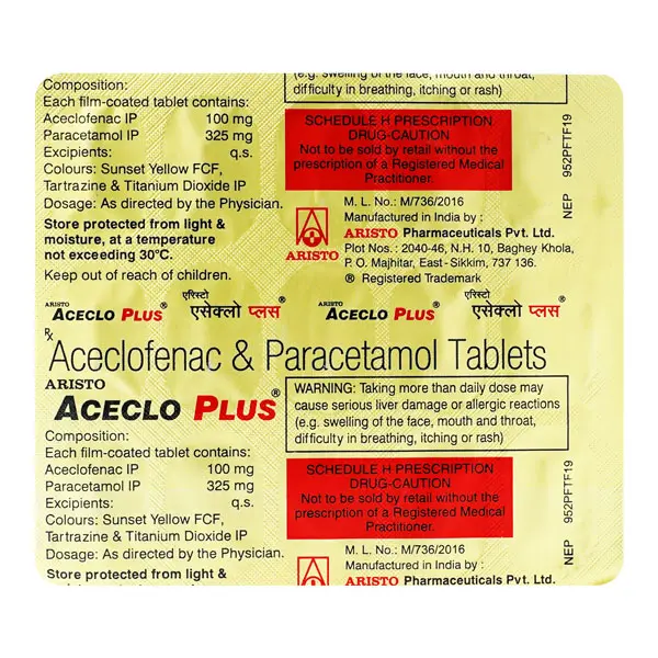 Aceclo Plus Tablet 15s