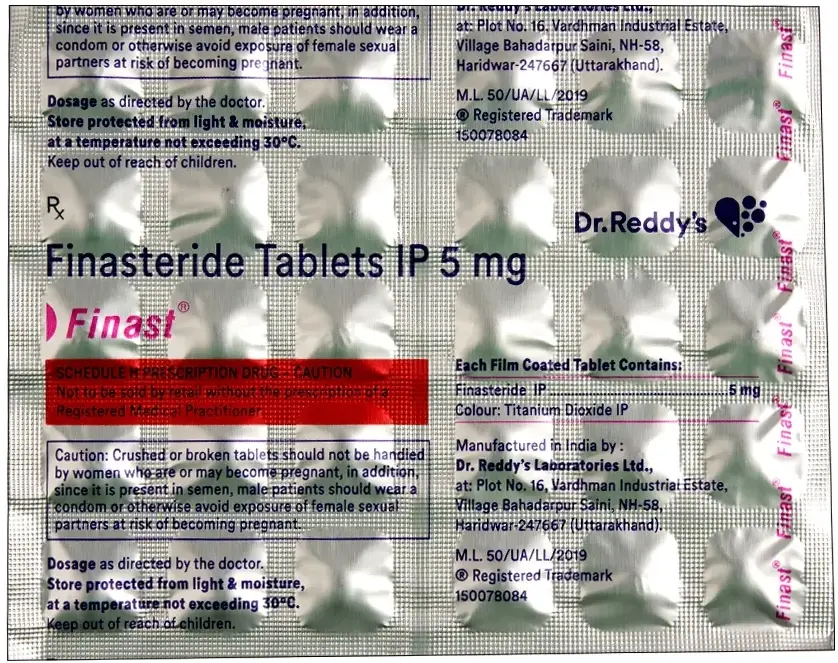 Finast 5mg Tablet 30s