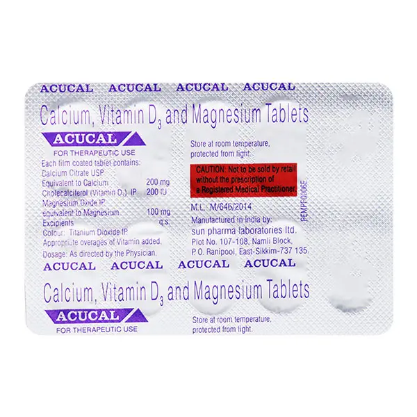 Acucal Tablet 10s