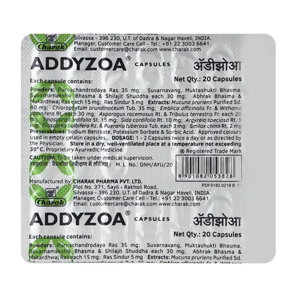 Addyzoa Capsule 20s