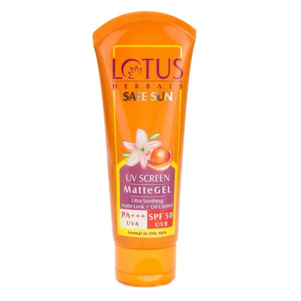Lotus Herbal Safe Sun UV Screen Matte Gel SPF50 100g