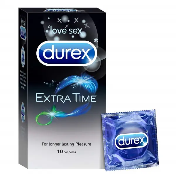Durex Extra Time Condom with Benzocaine