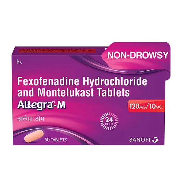 Allegra M Tablet 10mg/120mg