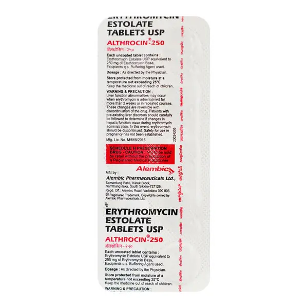 Althrocin 250mg Tablet 10s